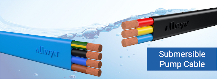 Allwyn Rubber Submersible Pump Cable